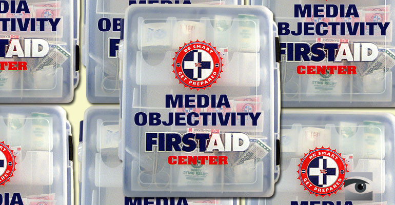 Кит за прва помош за објективност во медиумите. Фото: CC BY-SA HonestReporting.com, flickr/akeg, 2014