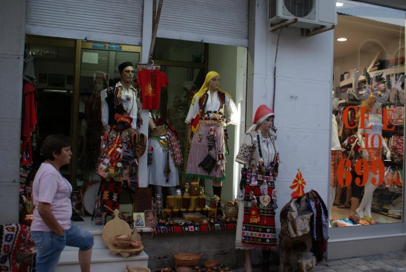 Продавница за сувенири во Охрид. Фото: David Bailey, 2009