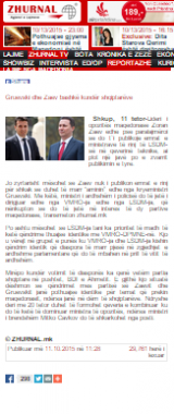 Zhurnal - Gruevski dhe Zaev bashke kunder shqiptareve 1