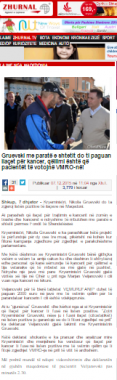 Zhurnal - Gruevski me paratë e shtetit do ti paguan ilaçet për kancer, qëllimi është që pacientët të votojnë VMRO-në 1