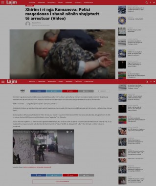 Xhirim i ri nga Kumanova Polici maqedonas screenshot