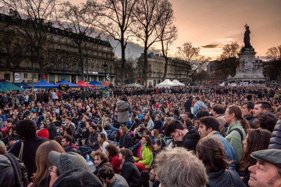 Од априлските протести во центарот на Париз. Фото: Википедија