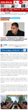 Zhurnal - Exclusive - Prekopuca fiton 5 mije euro shperblim