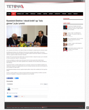 Kryeministri Dimitriev i ‘mbushi brekët’ nga “baba gjermon” ja çka i premtoi – Tetova Sot